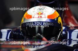 Jean-Eric Vergne (FRA) Scuderia Toro Rosso STR8. 28.02.2013. Formula One Testing, Day One, Barcelona, Spain.