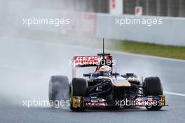 Jean-Eric Vergne (FRA) Scuderia Toro Rosso STR8. 28.02.2013. Formula One Testing, Day One, Barcelona, Spain.