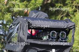 A Cameraman with a 3D TV camera. 28.02.2013. Formula One Testing, Day One, Barcelona, Spain.