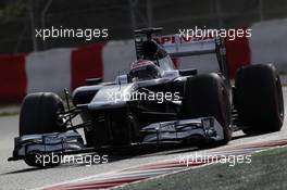 Valtteri Bottas (FIN) Williams FW35. 28.02.2013. Formula One Testing, Day One, Barcelona, Spain.