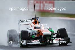 Paul di Resta (GBR) Sahara Force India VJM06. 28.02.2013. Formula One Testing, Day One, Barcelona, Spain.