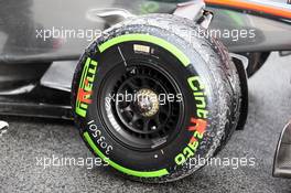 McLaren MP4-28 wheel. 28.02.2013. Formula One Testing, Day One, Barcelona, Spain.