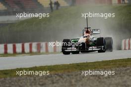 Paul di Resta (GBR) Sahara Force India VJM06. 28.02.2013. Formula One Testing, Day One, Barcelona, Spain.