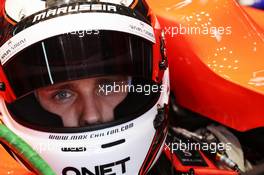 Max Chilton (GBR) Marussia F1 Team MR02. 28.02.2013. Formula One Testing, Day One, Barcelona, Spain.