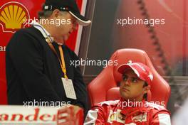 Felipe Massa (BRA) Ferrari with his father Luiz Antonio Massa (BRA).  23.08.2013. Formula 1 World Championship, Rd 11, Belgian Grand Prix, Spa Francorchamps, Belgium, Practice Day.