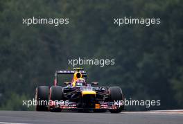 Mark Webber (AUS), Red Bull Racing  23.08.2013. Formula 1 World Championship, Rd 11, Belgian Grand Prix, Spa Francorchamps, Belgium, Practice Day.