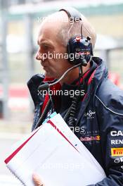 Adrian Newey (GBR) Red Bull Racing Chief Technical Officer. 23.08.2013. Formula 1 World Championship, Rd 11, Belgian Grand Prix, Spa Francorchamps, Belgium, Practice Day.