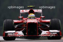 Felipe Massa (BRA) Ferrari F138. 23.08.2013. Formula 1 World Championship, Rd 11, Belgian Grand Prix, Spa Francorchamps, Belgium, Practice Day.