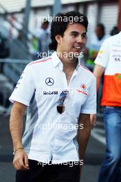 Sergio Perez (MEX) McLaren. 23.08.2013. Formula 1 World Championship, Rd 11, Belgian Grand Prix, Spa Francorchamps, Belgium, Practice Day.