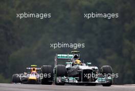 Lewis Hamilton (GBR), Mercedes Grand Prix  23.08.2013. Formula 1 World Championship, Rd 11, Belgian Grand Prix, Spa Francorchamps, Belgium, Practice Day.