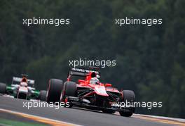 Jules Bianchi (FRA), Marussia Formula One Team   23.08.2013. Formula 1 World Championship, Rd 11, Belgian Grand Prix, Spa Francorchamps, Belgium, Practice Day.