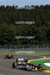 Esteban Gutierrez (MEX) Sauber C32. 23.08.2013. Formula 1 World Championship, Rd 11, Belgian Grand Prix, Spa Francorchamps, Belgium, Practice Day.