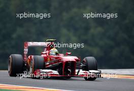 Felipe Massa (BRA), Scuderia Ferrari  23.08.2013. Formula 1 World Championship, Rd 11, Belgian Grand Prix, Spa Francorchamps, Belgium, Practice Day.