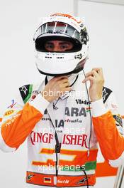 Adrian Sutil (GER) Sahara Force India F1. 23.08.2013. Formula 1 World Championship, Rd 11, Belgian Grand Prix, Spa Francorchamps, Belgium, Practice Day.
