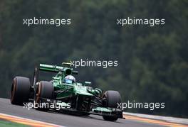 Giedo van der Garde (NDL), Caterham F1 Team  23.08.2013. Formula 1 World Championship, Rd 11, Belgian Grand Prix, Spa Francorchamps, Belgium, Practice Day.