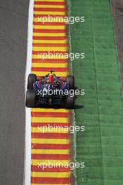 Mark Webber (AUS) Red Bull Racing RB9. 23.08.2013. Formula 1 World Championship, Rd 11, Belgian Grand Prix, Spa Francorchamps, Belgium, Practice Day.