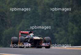 Jean-Eric Vergne (FRA), Scuderia Toro Rosso   23.08.2013. Formula 1 World Championship, Rd 11, Belgian Grand Prix, Spa Francorchamps, Belgium, Practice Day.