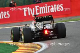 Romain Grosjean (FRA) Lotus F1 E21. 23.08.2013. Formula 1 World Championship, Rd 11, Belgian Grand Prix, Spa Francorchamps, Belgium, Practice Day.