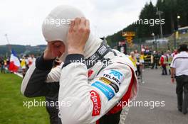 Nico Hulkenberg (GER) Sauber on the grid. 25.08.2013. Formula 1 World Championship, Rd 11, Belgian Grand Prix, Spa Francorchamps, Belgium, Race Day.