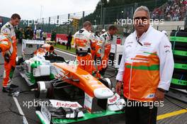 Dr. Vijay Mallya (IND) Sahara Force India F1 Team Owner on the grid. 25.08.2013. Formula 1 World Championship, Rd 11, Belgian Grand Prix, Spa Francorchamps, Belgium, Race Day.