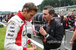 Jules Bianchi (FRA) Marussia F1 Team on the grid. 25.08.2013. Formula 1 World Championship, Rd 11, Belgian Grand Prix, Spa Francorchamps, Belgium, Race Day.