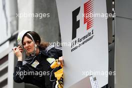 Greenpeace make a protest against race title sponsors Shell at the podium. 25.08.2013. Formula 1 World Championship, Rd 11, Belgian Grand Prix, Spa Francorchamps, Belgium, Race Day.