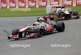 Sergio Perez (MEX), McLaren Mercedes  25.08.2013. Formula 1 World Championship, Rd 11, Belgian Grand Prix, Spa Francorchamps, Belgium, Race Day.
