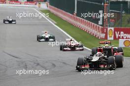 Romain Grosjean (FRA) Lotus F1 E21. 25.08.2013. Formula 1 World Championship, Rd 11, Belgian Grand Prix, Spa Francorchamps, Belgium, Race Day.