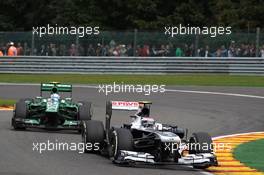 Valtteri Bottas (FIN) Williams FW35. 25.08.2013. Formula 1 World Championship, Rd 11, Belgian Grand Prix, Spa Francorchamps, Belgium, Race Day.