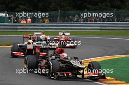 Romain Grosjean (FRA) Lotus F1 E21. 25.08.2013. Formula 1 World Championship, Rd 11, Belgian Grand Prix, Spa Francorchamps, Belgium, Race Day.