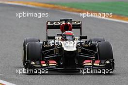 Kimi Raikkonen (FIN) Lotus F1 E21. 25.08.2013. Formula 1 World Championship, Rd 11, Belgian Grand Prix, Spa Francorchamps, Belgium, Race Day.