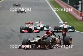 Kimi Raikkonen (FIN), Lotus F1 Team  25.08.2013. Formula 1 World Championship, Rd 11, Belgian Grand Prix, Spa Francorchamps, Belgium, Race Day.