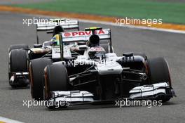 Valtteri Bottas (FIN) Williams FW35. 25.08.2013. Formula 1 World Championship, Rd 11, Belgian Grand Prix, Spa Francorchamps, Belgium, Race Day.