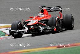Jules Bianchi (FRA), Marussia Formula One Team   25.08.2013. Formula 1 World Championship, Rd 11, Belgian Grand Prix, Spa Francorchamps, Belgium, Race Day.