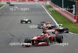 Felipe Massa (BRA), Scuderia Ferrari  25.08.2013. Formula 1 World Championship, Rd 11, Belgian Grand Prix, Spa Francorchamps, Belgium, Race Day.