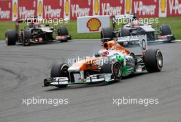 Paul di Resta (GBR), Force India Formula One Team  25.08.2013. Formula 1 World Championship, Rd 11, Belgian Grand Prix, Spa Francorchamps, Belgium, Race Day.