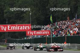 Felipe Massa (BRA) Ferrari F138. 25.08.2013. Formula 1 World Championship, Rd 11, Belgian Grand Prix, Spa Francorchamps, Belgium, Race Day.