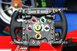 Ferrari F138 steering wheel. 24.08.2013. Formula 1 World Championship, Rd 11, Belgian Grand Prix, Spa Francorchamps, Belgium, Qualifying Day.