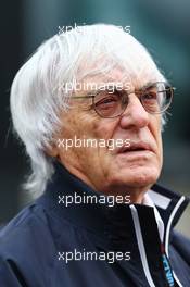 Bernie Ecclestone (GBR) CEO Formula One Group (FOM). 24.08.2013. Formula 1 World Championship, Rd 11, Belgian Grand Prix, Spa Francorchamps, Belgium, Qualifying Day.