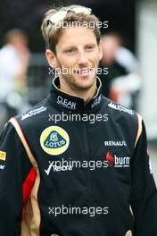 Romain Grosjean (FRA) Lotus F1 Team. 24.08.2013. Formula 1 World Championship, Rd 11, Belgian Grand Prix, Spa Francorchamps, Belgium, Qualifying Day.