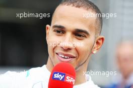 Lewis Hamilton (GBR) Mercedes AMG F1. 24.08.2013. Formula 1 World Championship, Rd 11, Belgian Grand Prix, Spa Francorchamps, Belgium, Qualifying Day.