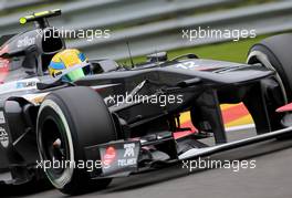 Esteban Gutierrez (MEX), Sauber F1 Team  24.08.2013. Formula 1 World Championship, Rd 11, Belgian Grand Prix, Spa Francorchamps, Belgium, Qualifying Day.