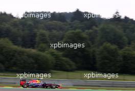 Sebastian Vettel (GER), Red Bull Racing  24.08.2013. Formula 1 World Championship, Rd 11, Belgian Grand Prix, Spa Francorchamps, Belgium, Qualifying Day.