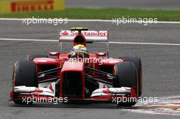 Felipe Massa (BRA) Ferrari F138. 24.08.2013. Formula 1 World Championship, Rd 11, Belgian Grand Prix, Spa Francorchamps, Belgium, Qualifying Day.