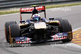 Daniel Ricciardo (AUS) Scuderia Toro Rosso STR8. 24.08.2013. Formula 1 World Championship, Rd 11, Belgian Grand Prix, Spa Francorchamps, Belgium, Qualifying Day.