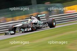 Nico Rosberg (GER) Mercedes AMG F1 W04. 24.08.2013. Formula 1 World Championship, Rd 11, Belgian Grand Prix, Spa Francorchamps, Belgium, Qualifying Day.
