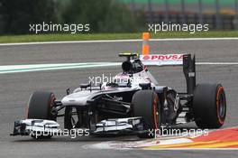 Valtteri Bottas (FIN) Williams FW35. 24.08.2013. Formula 1 World Championship, Rd 11, Belgian Grand Prix, Spa Francorchamps, Belgium, Qualifying Day.