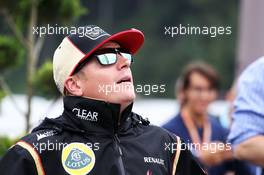 Kimi Raikkonen (FIN) Lotus F1 Team. 24.08.2013. Formula 1 World Championship, Rd 11, Belgian Grand Prix, Spa Francorchamps, Belgium, Qualifying Day.