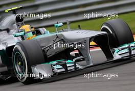 Lewis Hamilton (GBR), Mercedes Grand Prix  24.08.2013. Formula 1 World Championship, Rd 11, Belgian Grand Prix, Spa Francorchamps, Belgium, Qualifying Day.