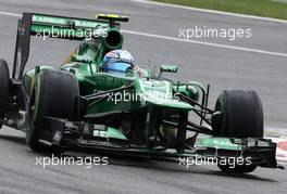 Giedo van der Garde (NDL), Caterham F1 Team  24.08.2013. Formula 1 World Championship, Rd 11, Belgian Grand Prix, Spa Francorchamps, Belgium, Qualifying Day.